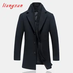 Для мужчин Полушерстянная Пальто для будущих мам зимние теплые ботфорты Пальто для будущих мам высокое качество Повседневное шерсть