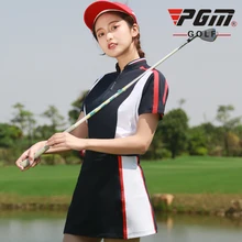 PGM летние эластичные тонкие Гольф Женские шорты, юбки, дышащий Быстросохнущий женские ботильоны в стиле пэчворк, женские юбки высокого качества Гольф спортивная одежда