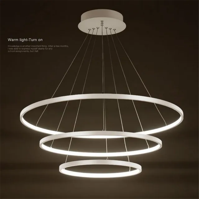 Moderne Acryl Cirkel Hanglampen DIY Wit HangLamp Voor Dinning ... Moderne Acryl Cirkel Hanglampen DIY Wit HangLamp Voor Dinning ...