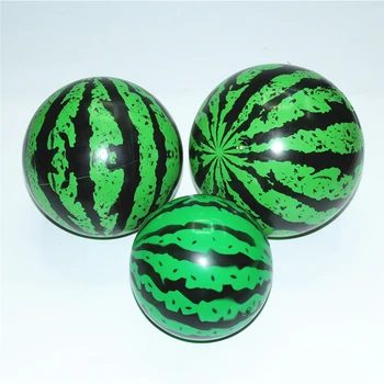 

1 pc Creative Inflatable Ball Simulation Watermelon Rubber Ball Beach Pool Play Early Education Gifts Soft Toys For Children