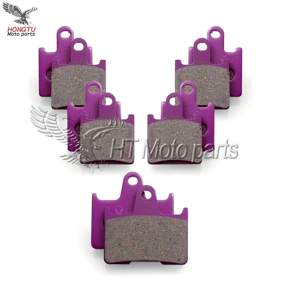 Carbon fiber Front / Rear Brake Pads For Kawasaki Concours 14 ZG 1400 ZZR1400 GTR1400 ZZR GTR ZX Ninja 2006-2014 | Автомобили и