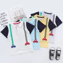 Fashion Summer Cotton Baby Boys Short Sleeved T-shirt Printed Children Tees Kids Tops For Age 2-7 Years Old Fashion Summer Cotton Baby Boys Short Sleeved T-shirt Printed Children Tees Kids Tops For Age 2-7 Years Old