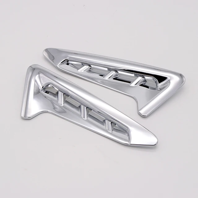 For BMW X3 G01 2018 ABS Plastic Side Wing Badges Emblem Vent Outlet Cover Trim 2pcs Car Styling