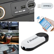 Bluetooth USB Адаптер Dongle A2DP Blutooth Музыка Аудио Приемник Беспроводной Стерео 3.5 мм Разъем для Автомобиля AUX Android/IOS мобильный Телефон