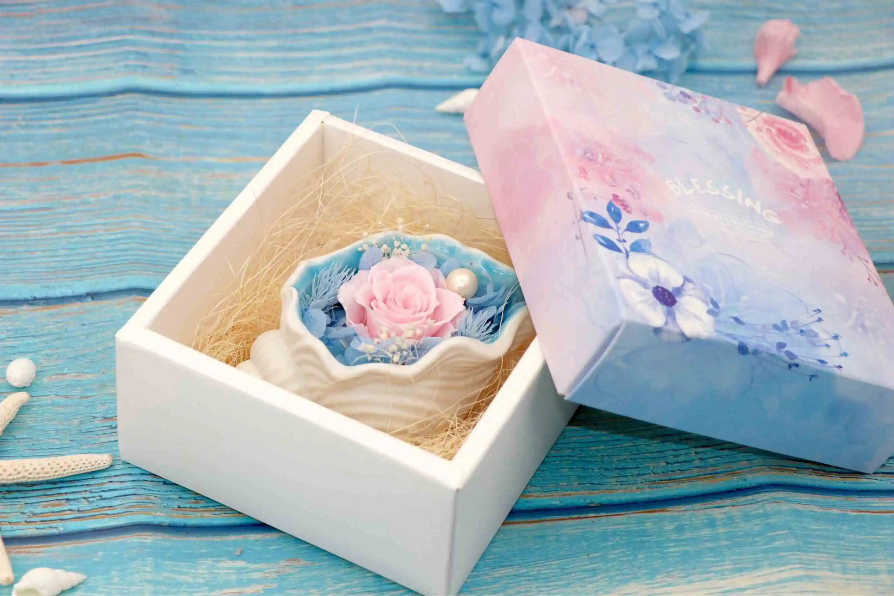 Gift box B 2 шт. в партии Уникальный элегантный керамика диван дизайн украшения дома День рождения подарки ко дню Святого Валентина свадебные - Цвет: Gift box B