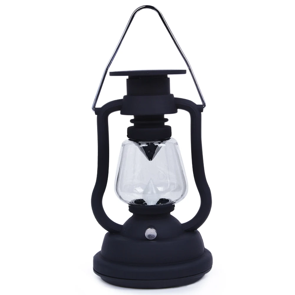 

Portable Solar Powered Light Emergency LED Outdoor Camping Lantern Waterproof Rechargeable Hand Crank Light ABS Solar LED Lamp