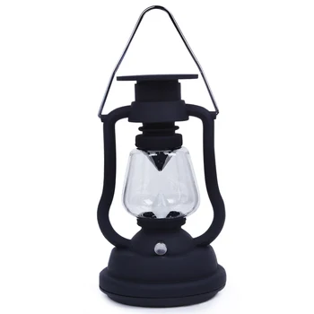

Portable Solar Powered Light Emergency LED Outdoor Camping Lantern Waterproof Rechargeable Hand Crank Light ABS Solar LED Lamp