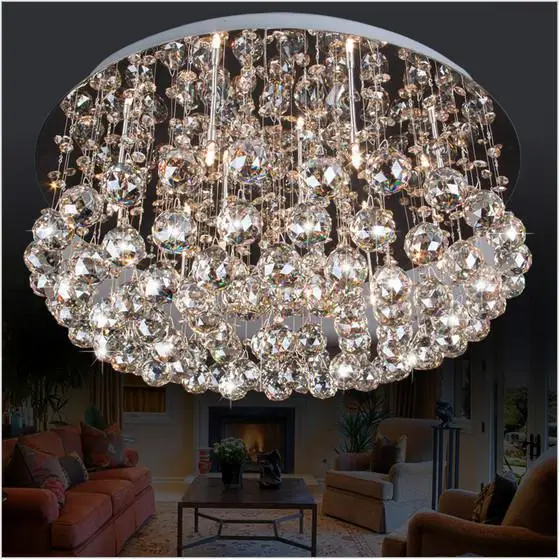 

Modern K9 Crystal LED Ceiling Light Crystal Light for Living Room Lights Bedroom Lights free shipping