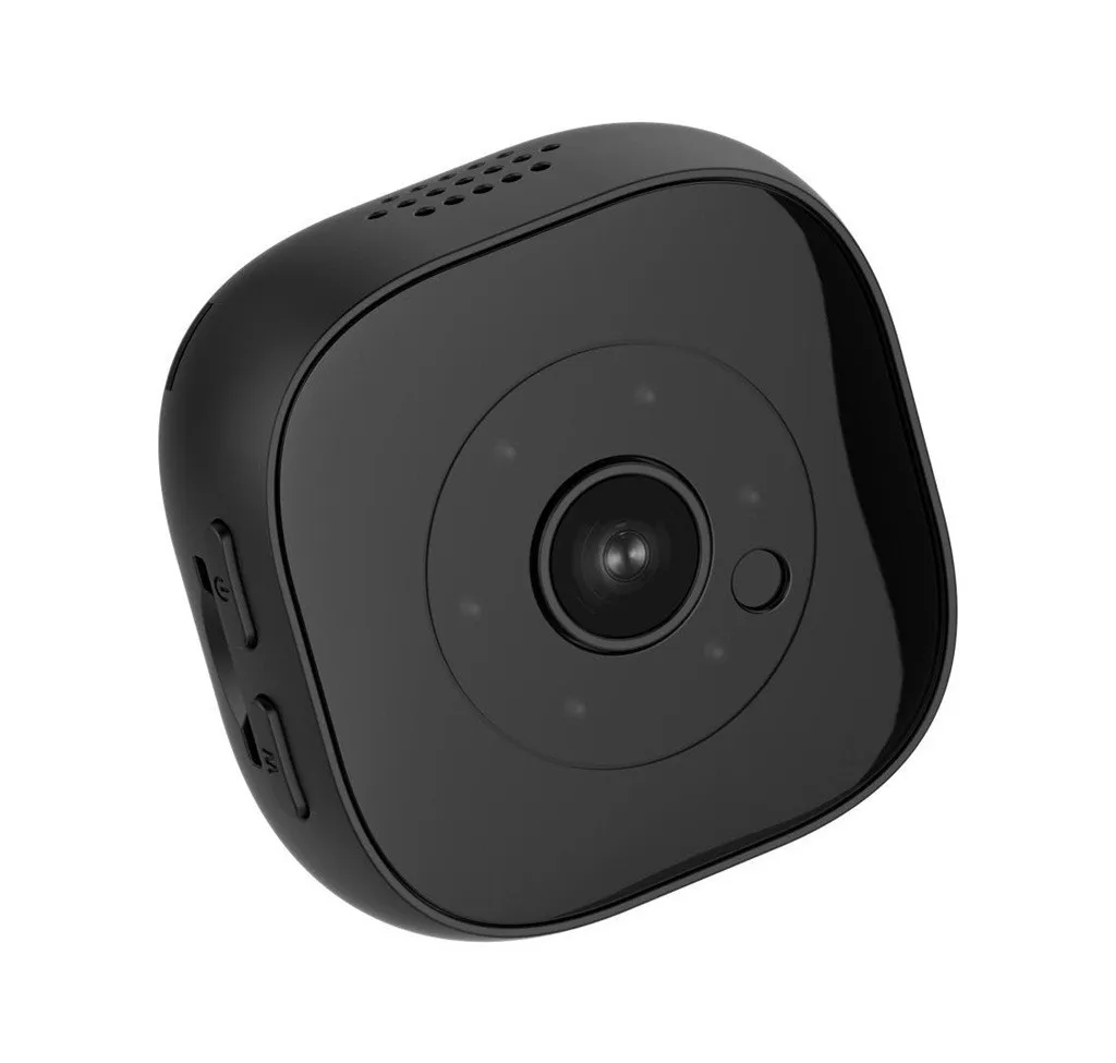Мини-камера 1080p DV DVR IP Cam мини видеокамера рекордер инфракрасного ночного видения маленькая камера сильная Магнитная переноска смарт - Цвет: Черный