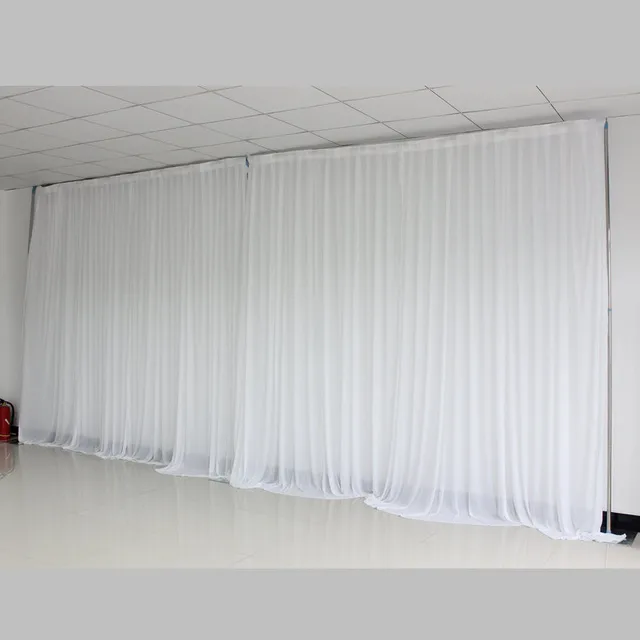 Ice Silk Simple White Wedding Backdrop Background For Party Ice Silk Simple White Wedding Backdrop Background For Party Decoration D
