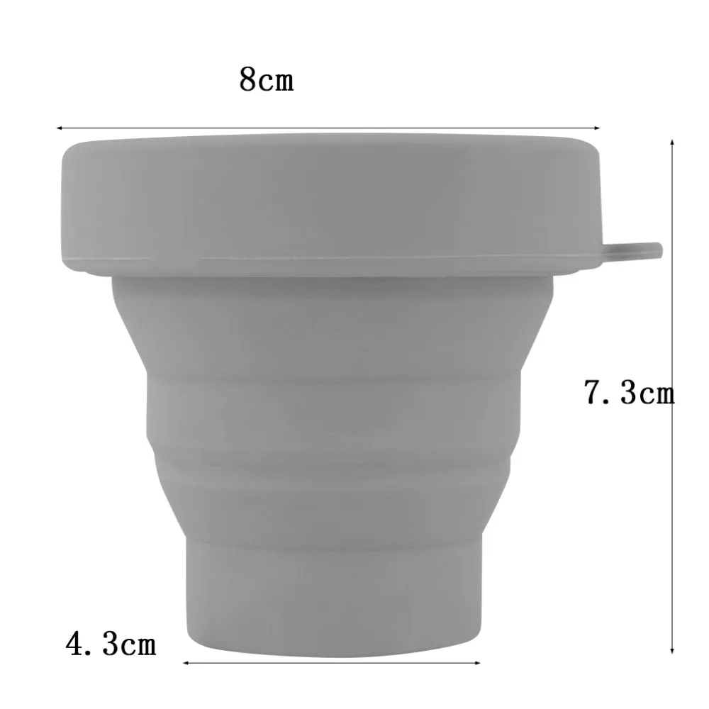 Retractable Silicone Folding Water Cup (1)