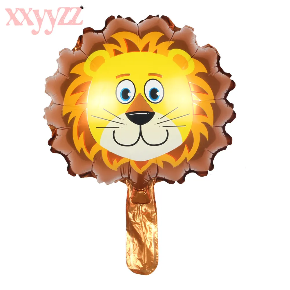 XXYYZZ Free Shipping New Mini Cartoon Animal Baby Cake Aluminum Balloons Birthday Party Balloons Wholesale Children's Toys