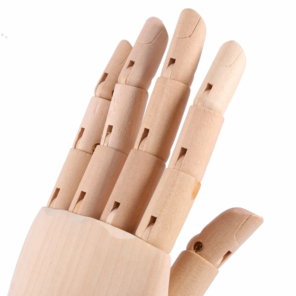 Modle Left Hand Wood Crafts painting  (8)