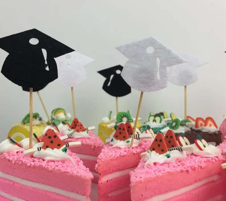 Выпускной праздничное нарядное флаг зубочистки Decpration цвет украшения партии