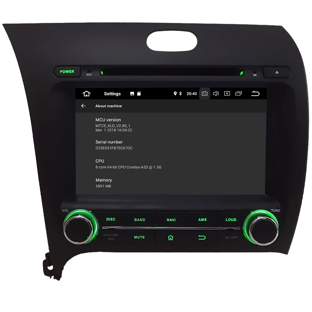 Discount KLYDE 8" 4G WIFI Android 8 7 Octa Core 4GB RAM 32GB ROM Car DVD Multimedia Player Radio Stereo For Kia K3 Forte Cerato 2013-2017 4