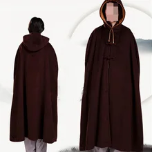 7 цветов красный/коричневый/серый/черный Зимняя теплая шерстяная буддизм Шаолинь монах плащ для медитации накидка халат лежали дзен костюмы для боевых искусств