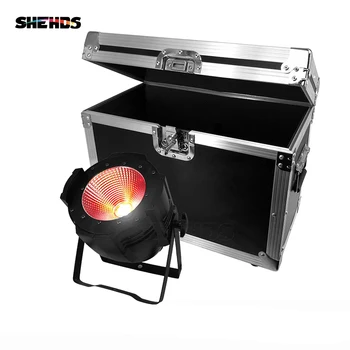 

LED Par C0B 100W RGBWA 6IN1 Lighting LED Par Can With Flightcase Dmx Controll Christmas Decorations Professional For Club DJ