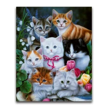 На заказ Алмазная Картина кошки собака вышивка крестиком Рождество Санта Клаус Снеговик hibah домашний декор pintura Алмазная мозаика Круз фильмы