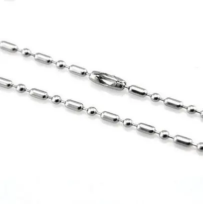 Цепочка с бусинами из нержавеющей стали 2/2 4/3 2 мм 40 90 см|chain necklace|necklace necklacechain beads