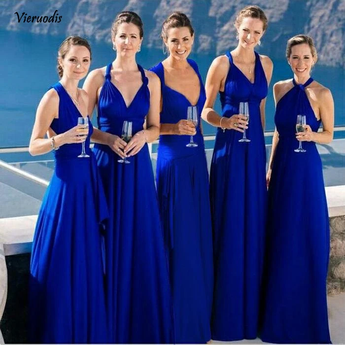 56-1             New Many Colors Formal Dress Sexy Sleeveless Backless Criss Cross Straps Convertible Wedding Dresses Bridesmaid Dress Ball Gown