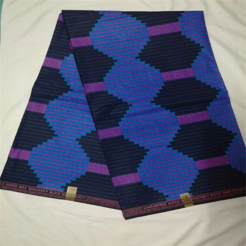 

african fabric java wax print fabric for party cotton wax fabric ankara wax design 6 yard ! L101603