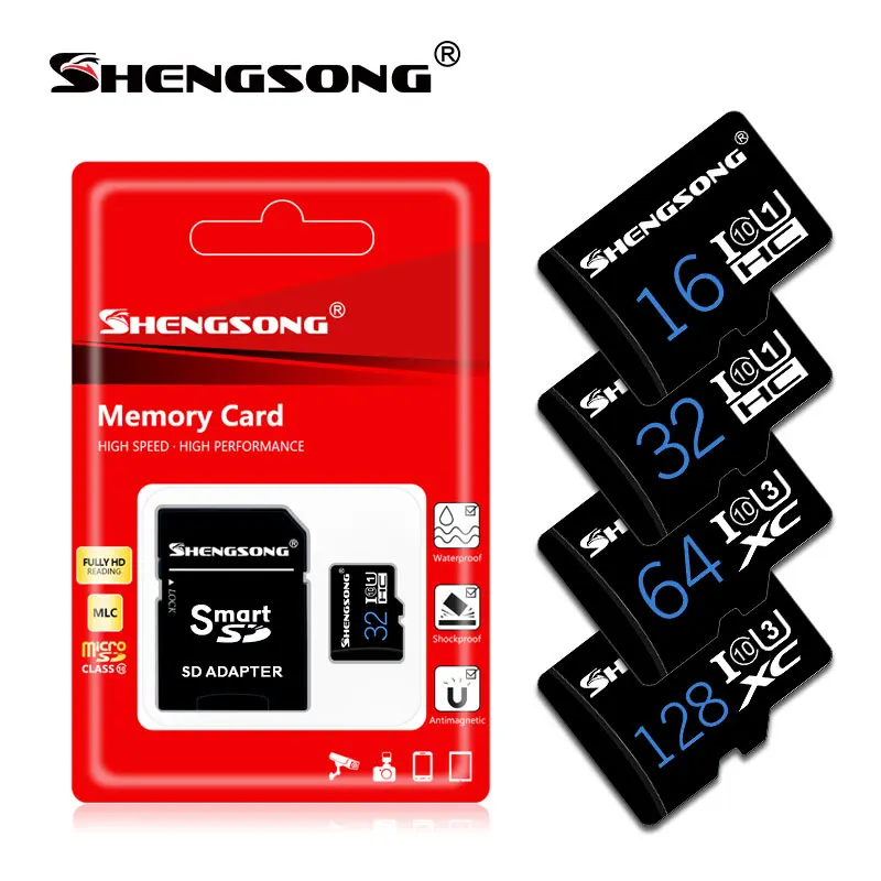 Лучший Оригинальный ультра micro SD карты памяти 16 Гб, 32 ГБ SDHC Pro карты памяти 64 ГБ и 128 ГБ флеш карта SDXC UHS 1 Extreme A1 TF карты