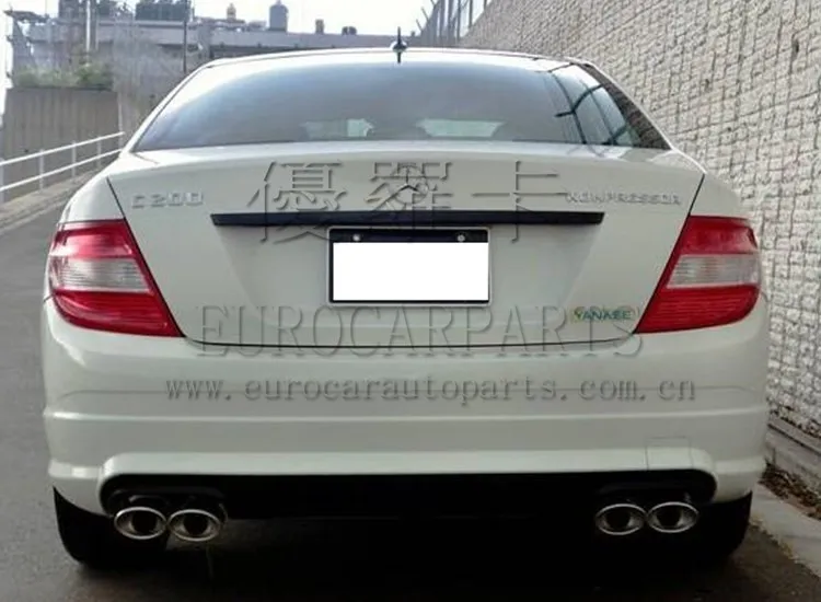 Продаются со скидкой! W204 C63 глушитель выхлопной трубы советы для Mercedes C-CLASS W204 C63-СТИЛЬ выхлопных газов