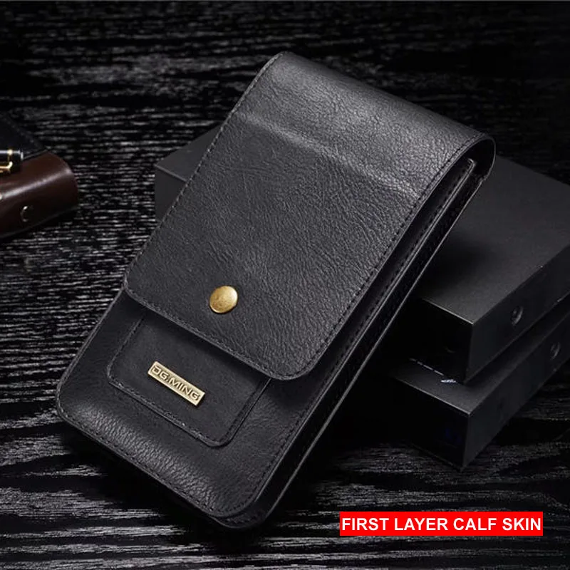 

Universal Premium Leather Phone Case Retro Phone Bag Pouch for iPhone X Xs Max XR 8 7 6 Plus Samsung Galaxy S8 S9 Plus S7 Note 9