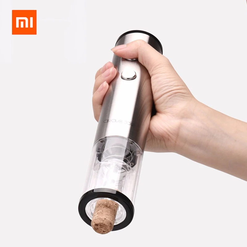 Xiaomi Mijia CIRCLE JOY автоматическая бутылка Красного вина из нержавеющей стали Электрический штопор фольга резак база пробковый инструмент