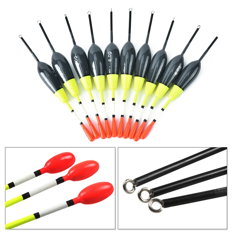 10pcs Foam Long Tail Kit Plastic Combination Float Sports Fishing Supplies Drop Shipping Fishing Float Buoy Bobbers