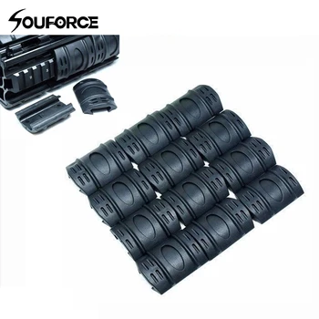

12 Pcs Rifle Weaver Picatinny Hand Guard Quad Rail Covers Tactical TT For Airsoftsports Safety Guard Hunting