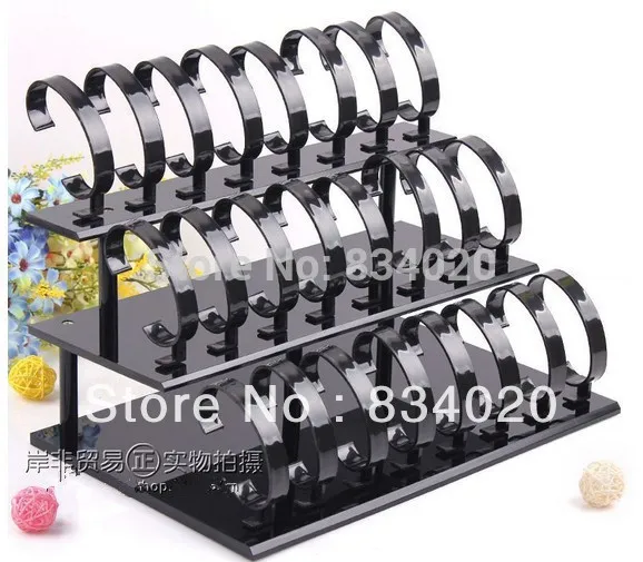 3tier Top Quality Acrylic Jewelry Display Stand For 24 Bracelets