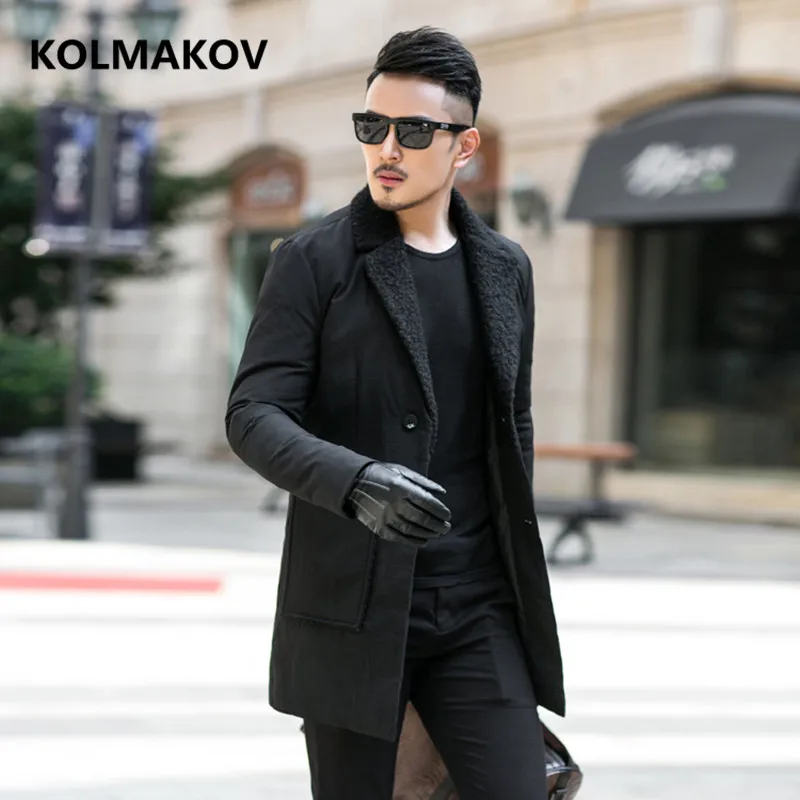 

2018 Men Down Coat Winter fashion Down Jacket high quality Parka men's casual white duck down Jackets mens size M-4XL