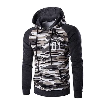 

Sell like hot cakes Male Military Printing Pullovers Sweatshirts Man Casual Hooded Hoodies men Sportswear Top sweatshirt men