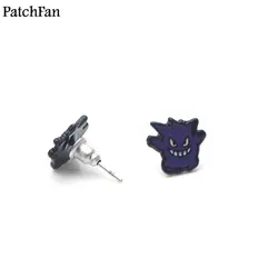 12 пар/лот Patchfan Pocket monster Забавный аниме дизайн для вечерние серьги сувениры вечеринки украшения для подруги подарок на день рождения A1492