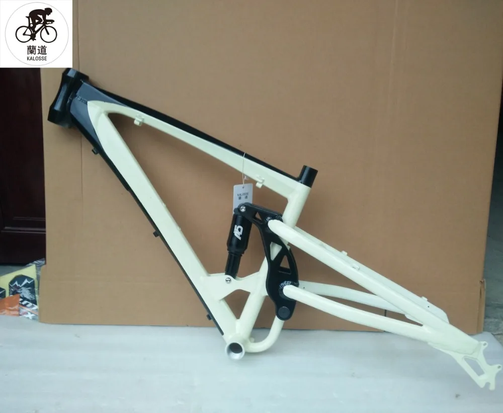 Top Kaloss  Air rear suspension  26*17  165mm travel   alloy bicycle  frame  full suspension   mountain  bike frame 1