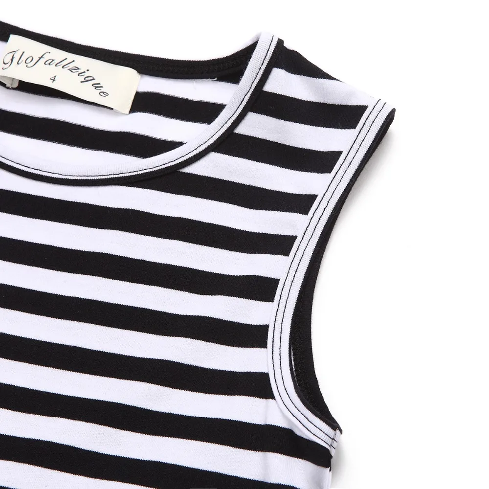 Baby Girls Dress 2017 Summer Casual Striped Princess Dresses sleeveless Black and White Stripes Mesh Dress Children Clothing HTB1UoQFQVXXXXceXVXXq6xXFXXXA - Baby Girls Dress 2017 Summer Casual Striped Princess Dresses sleeveless Black and White Stripes Mesh Dress Children Clothing