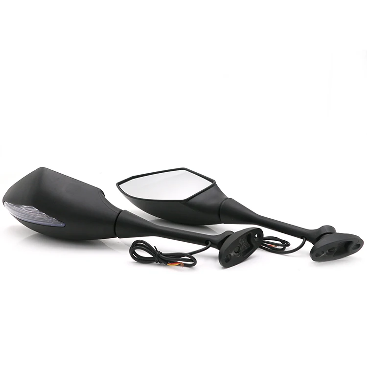 

Pair Rear View Side Mirrors with LED Turn Signal Light Motorcycle For CBR600RR 03-14 04-07 CBR1000RR0 11-13 Honda CBR250R