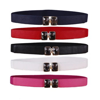 

25PCS/LOT SINGYOU Thin Belt for Women Dress Female Elastic Strech Belt for Jeans Casual Women Cummerbund Apparel Accessories