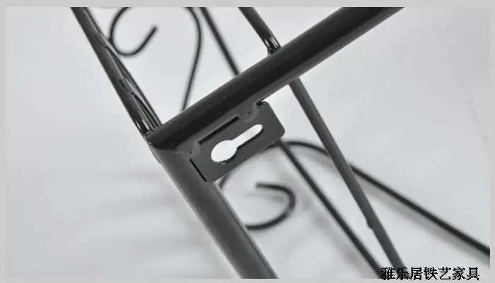Wrought iron wall hanging bath receive multilayer shelf basin bathroom rack