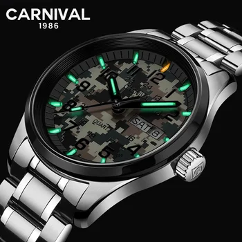 

military sportsT25 tritium luminous watch men quartz fashion casual waterproof camouflage men watches luxury brand relogio reloj