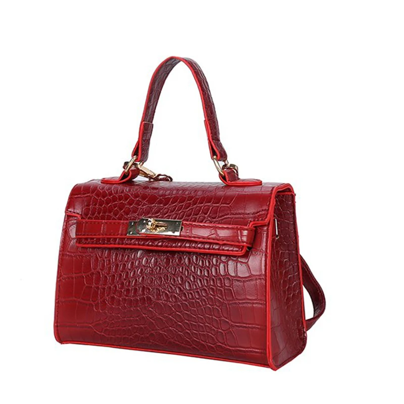 

High Quality Crocodile Designer Shoulder Female Messenger Women Bags Women's Bag Alligator Bags Anti-Theft Luxury Handbags