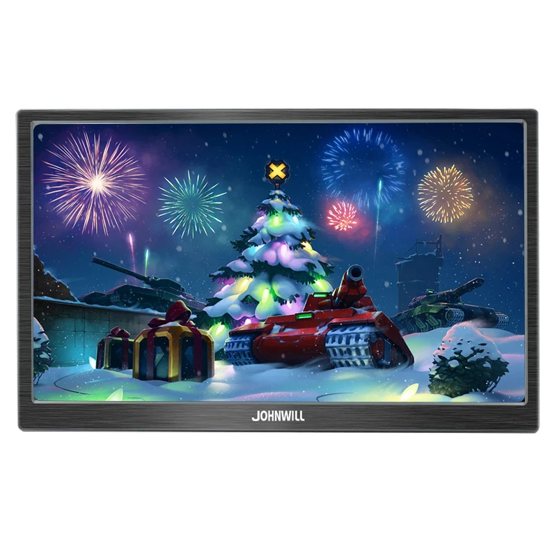 

11.6" CNC Portable 1080P Monitor with 2Mini HDMI USB Power PS4 Xbox360 Display Monitor for Raspberry Pi Windows 7 8 10