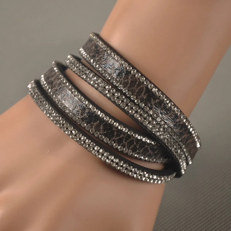 

AENINE Bracelets Hot Sale Wholesale Fashion Wrap Bracelet Multilayer Bracelets 9 Colors To Choose For Women Gift WRBR-004