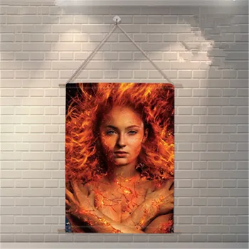 

40X60CM X-Men: Dark Phoenix Superhero Jean Grey Poster Hang Picture Living Room Decorative Picture Action Figure Toy X2002