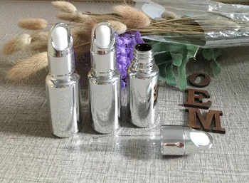 

15ml glass dropper bottles w silver plated essential oil refillable cosmetics bottles makeup containers small pefume containers
