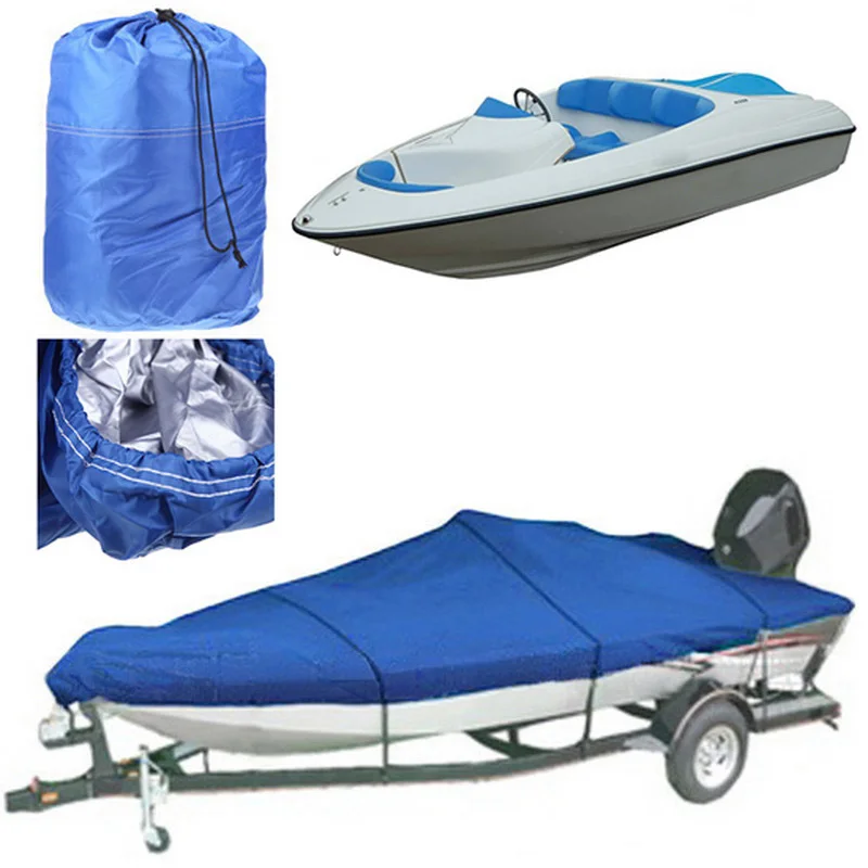 

Outdoor Heavy Fishing Ski Boat Cover Yacht Cover 210D Speed Boat Cover 11-13 Inch 14-16 Inch 17-19 Inch V-Type Hull Waterproof