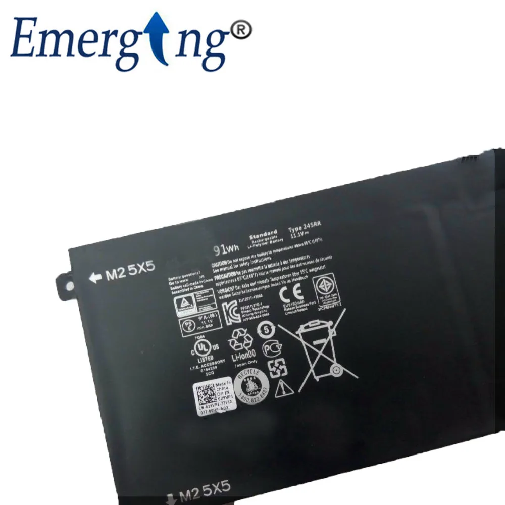  11.1v 91WH New Original Laptop Battery for Dell M3800 XPS15 9530 9535 T0TRM 245RR