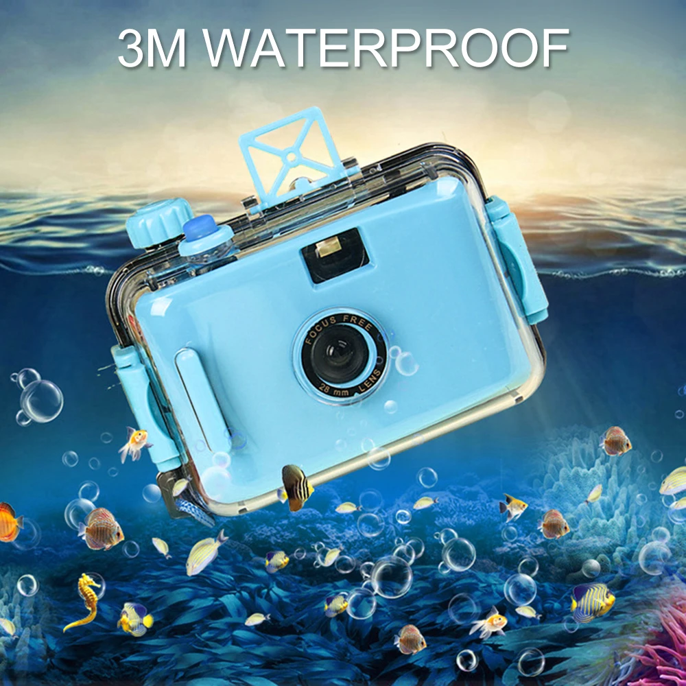 Children's Camera Film Camera LOMO Camara Waterproof and Shockproof(no Battery Required) Kid Camera