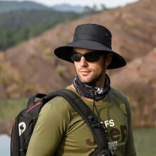 Рыбацкая шляпа рыболовная шляпа ведро берет грузовое ведро солнце Ретро Мужская Буш ходьба горра Кепка